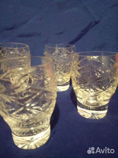 Рюмки стаканы хрусталь чехословакия