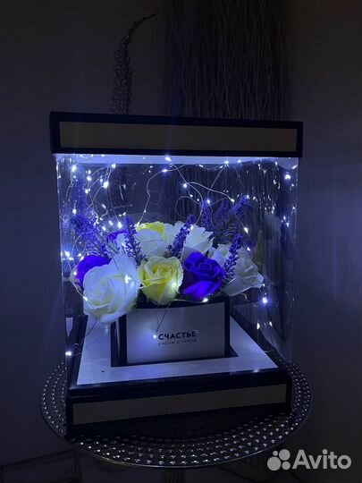 Цветы розы из мыла доставка 24/7Новинка