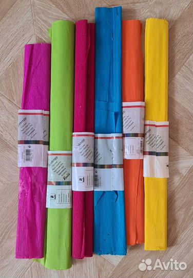 Гофрированная бумага 32г/м для творчества