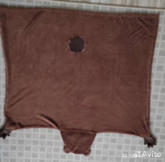 Плед детский плюшевый