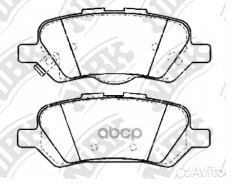 PN21002-nibk колодки дисковые задние Toyota Ve