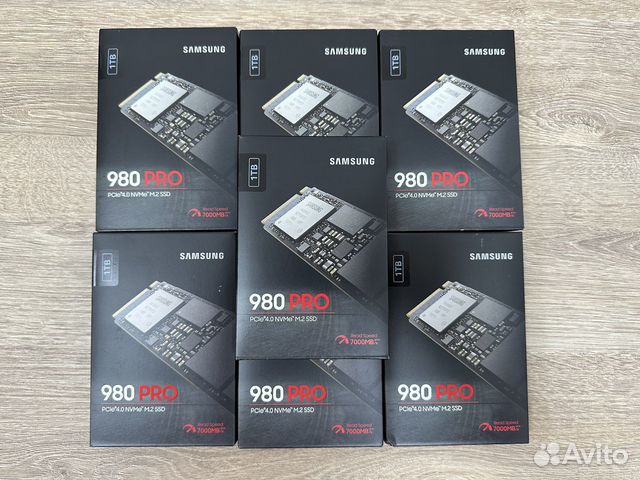 Новые SSD Samsung 980 PRO 1TB 7 шт