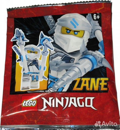 Lego Ninjago 892065 Zane foil pack #6 Новый