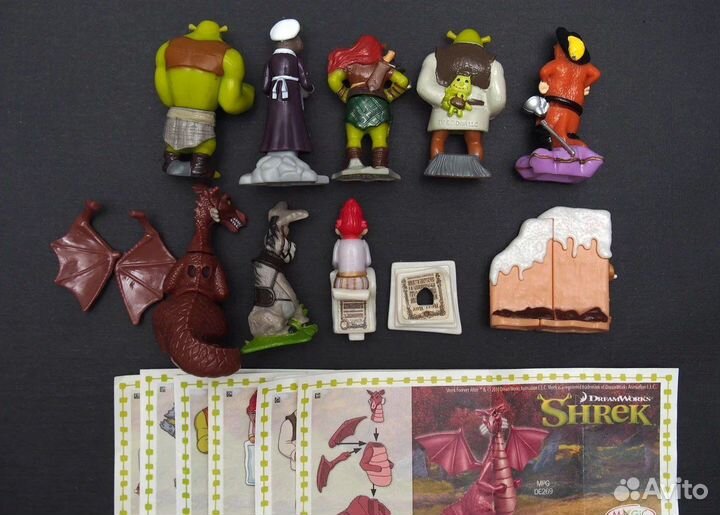 Киндер сюрприз Шрек, Миньоны, Бархатные птенчики