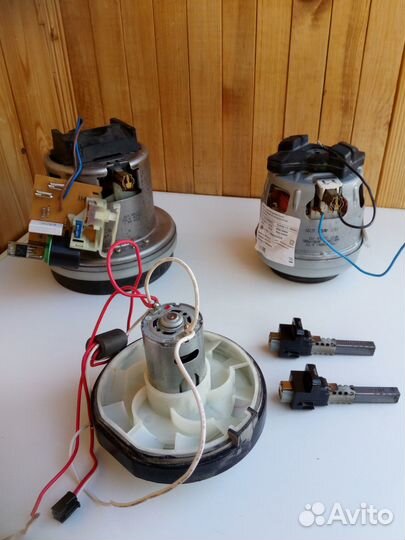 Двигатели к пылесосам и щетки