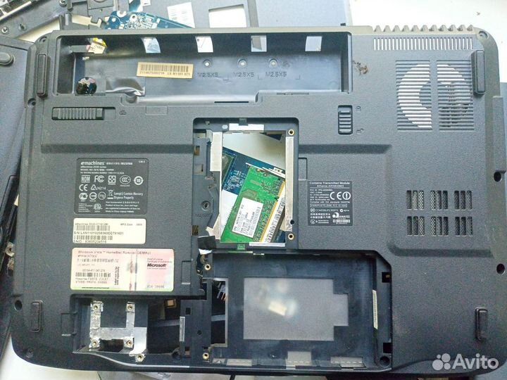 Ноутбук eMachines D520 на разборе