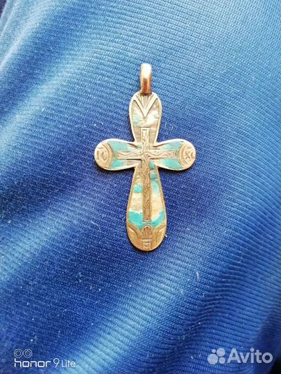 Крестик золотой 19 век