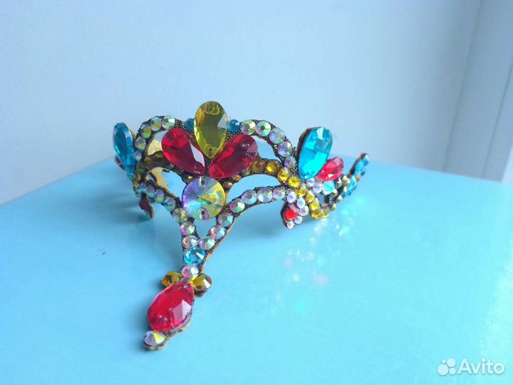 Корона украшение на пучок кичку волосы