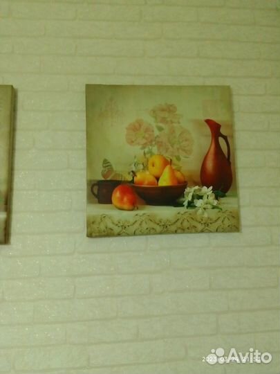 Комплект из 3-х каpтин для кухни