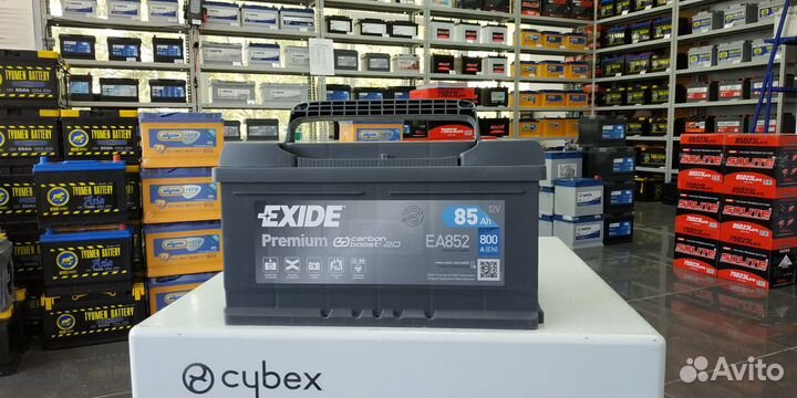 Аккумулятор 85Ah 800A Exide premium обратный низки