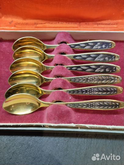 Серебряные ложки СССР 875пробы