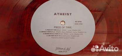 Atheist - Piece of Time 1990 /Re 2013 LP