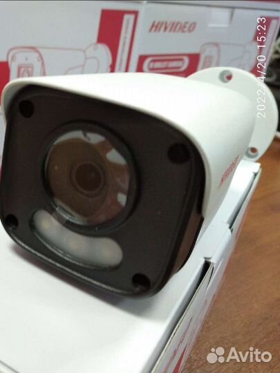 IP камера 4 Мп, full color, POE, наружная