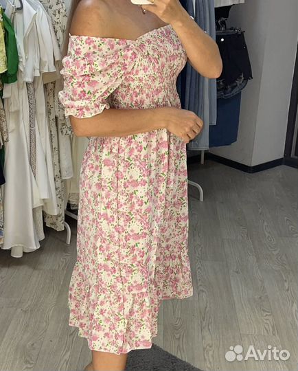 Платье сарафан летний в цветочек 42-44