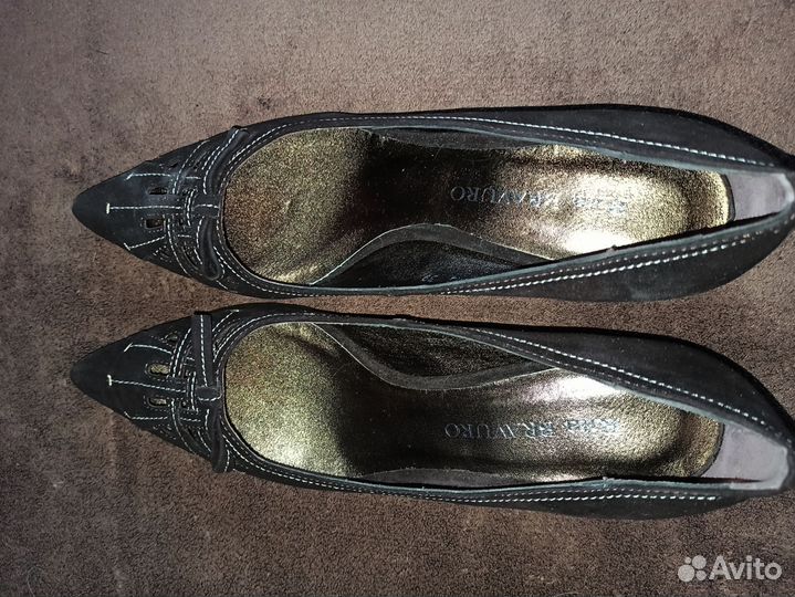 Туфли женские 39 размер натуральная замша