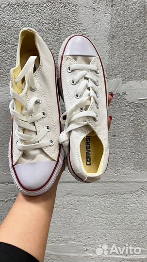 Кеды Converse Chuck Taylor Low, White 43 размер