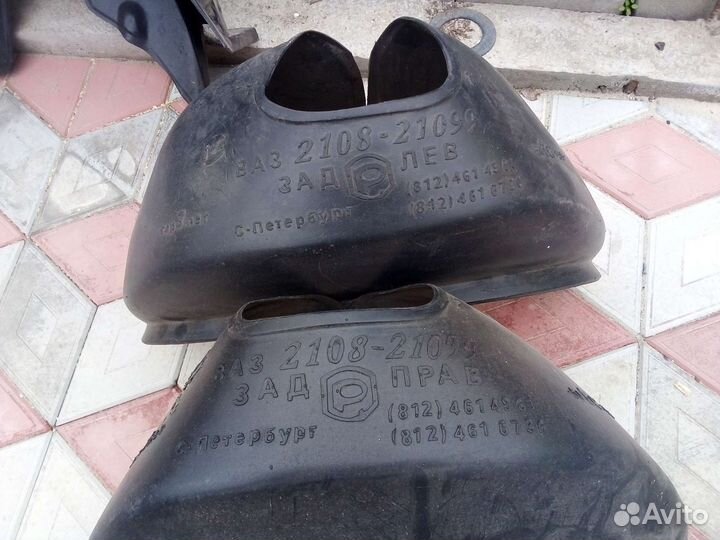 Защита подкрылки на ваз 2109-99,4шт новая