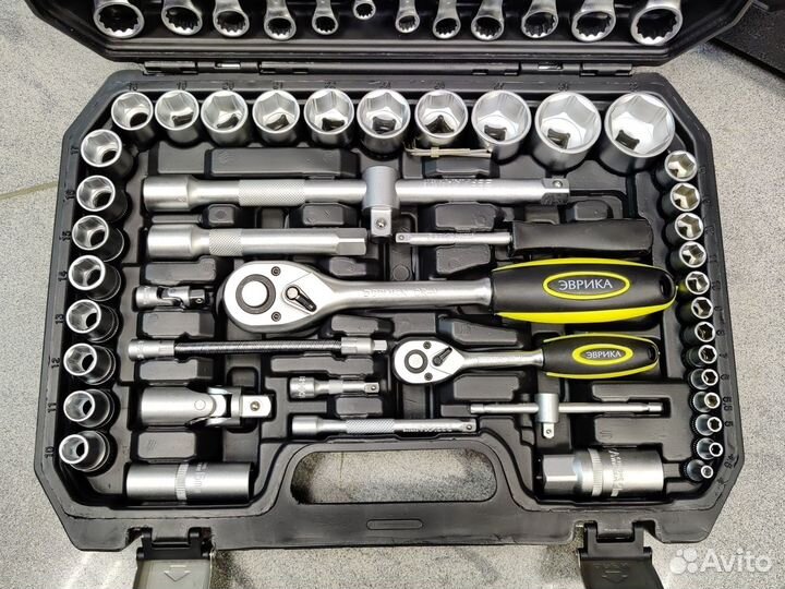 Набор инструментов Эврика PRO 61 предмет