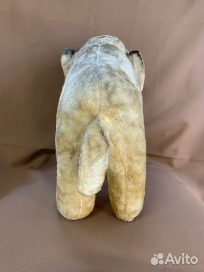 Мягкая игрушка «Полосатый слон», плюш, солома