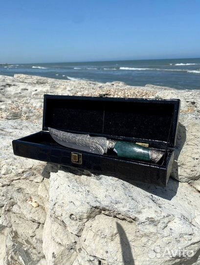 Нож дамасская сталь ручная работа н12.19