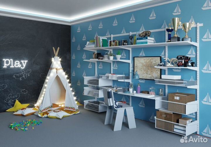 Гардеробная система Титан для детской комнаты