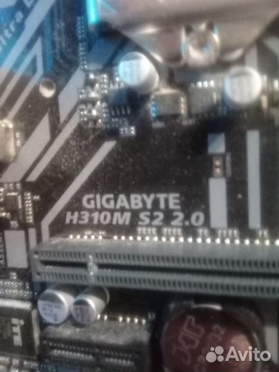 Материнская плата Gigabyte h310m s2 2.0 на запчаст