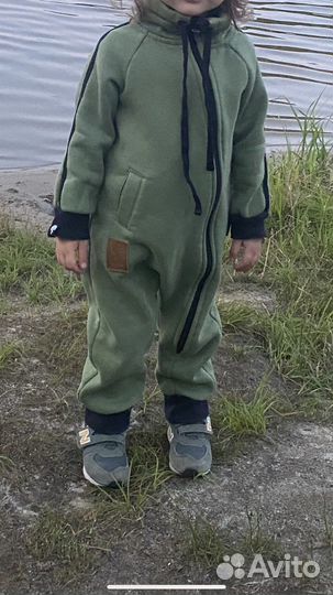 Комбинезон утепленный спортивный 80-86