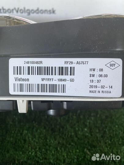 Щиток приборов Renault Duster 19г