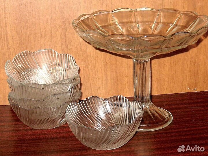 Советское стекло, хрусталь СССР- Декор, Посуда № 2