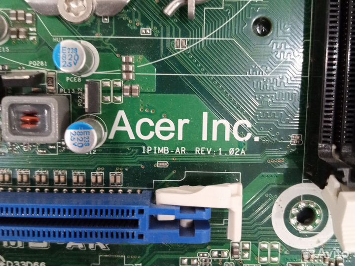 Материнская плата 1155 Acer, i3