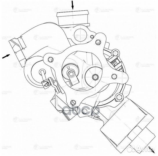 Турбокомпрессор Audi A4 (07) /A5 (09) 1.8T