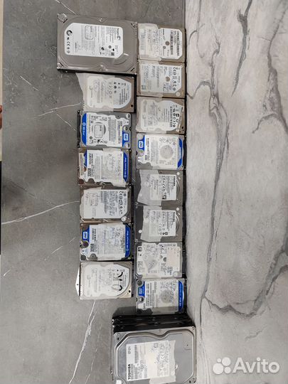 Жёсткие диски 1000/750/500/320/250