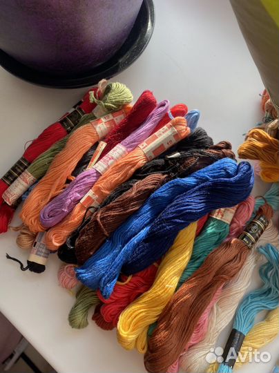 Нитки мулине СССР gamma пнк Кирова