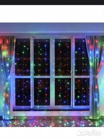 Гирлянды штора