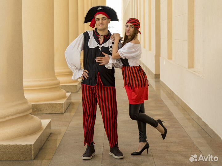 Костюм пирата для мужчин и девушек