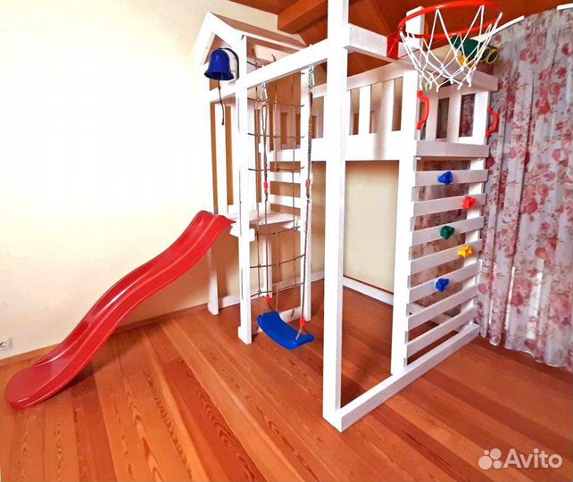 Детский игровой комплекс кровать без окраса