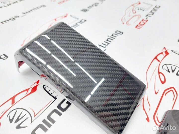 Комплект клыков в бампера G63 AMG w464 карбон