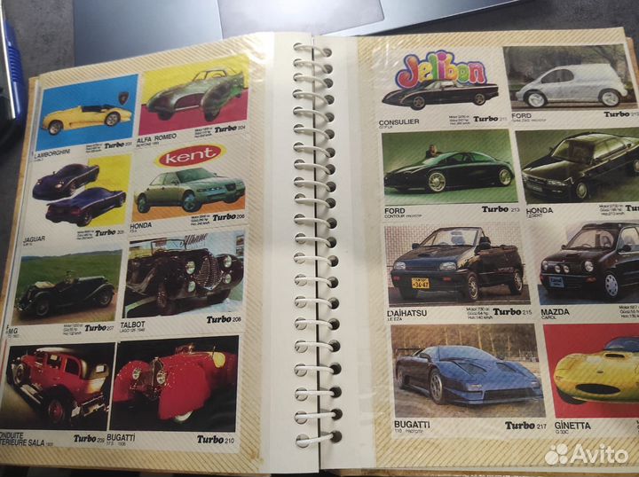 Вкладыши от жвачек Turbo