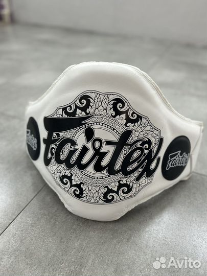 Пояс тренера Fairtex белый
