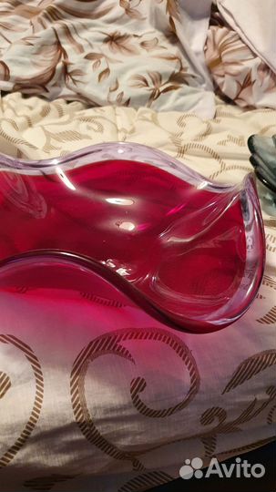 Ваза цветное стекло