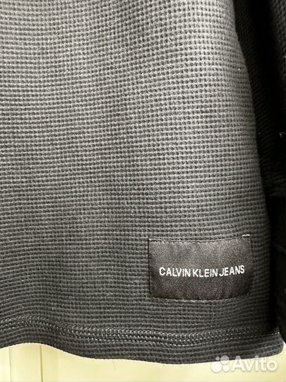 Calvin Klein jeans свитшот с фирменной нашивкой