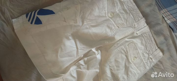 Шорты adidas мужские белые