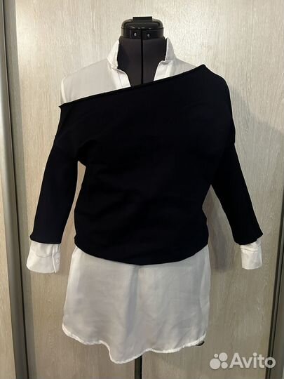 Джемпер женский темно-синий, 42 размер