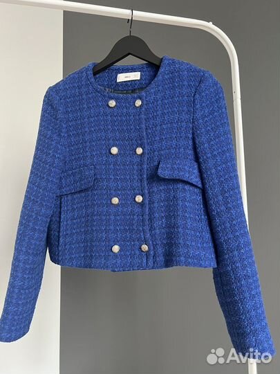 Твидовый жакет Mango