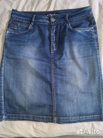 Юбка джинсовая