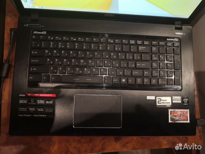 Мощный игровой ноутбук MSI GE70 Apache Pro