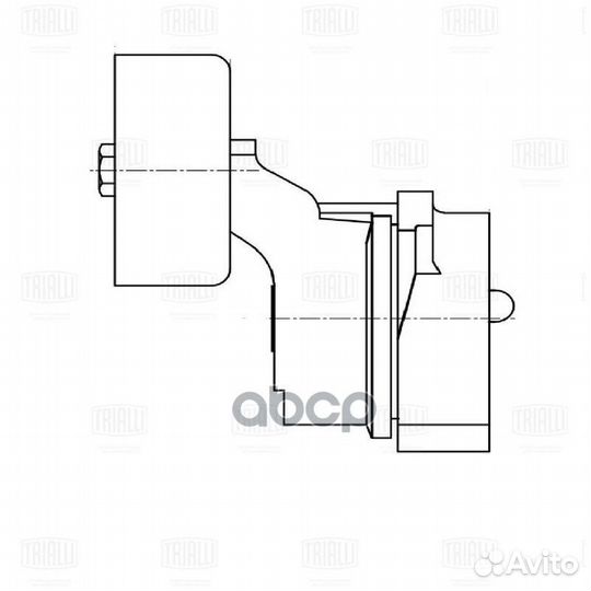 Ролик привод. ремня для а/м Kia Sorento (02) /H
