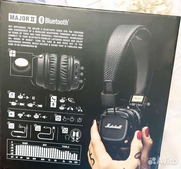 Наушники Marshall major 2 Bluetooth