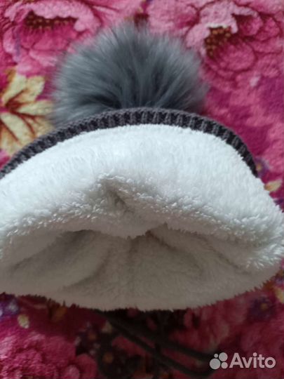 Шапка для мальчика. Зима. Теплая