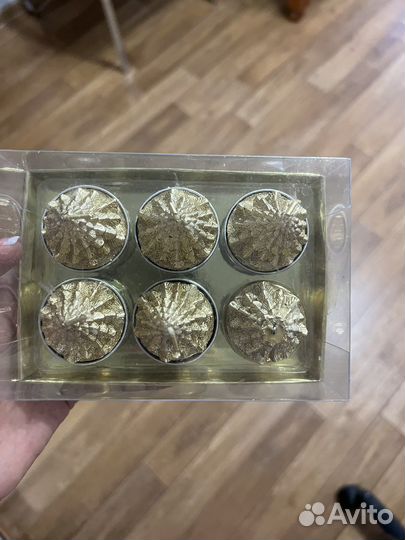 Свечи для новогоднего декора